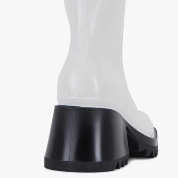 Chloe Betty Women's Rubber Rain Boots l White l EU Size 41 l NEW - Picture 3 of 6